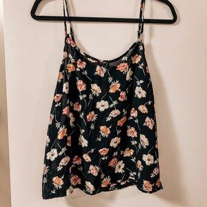 L.A. Heart Floral Tank Top with Adjustable Straps